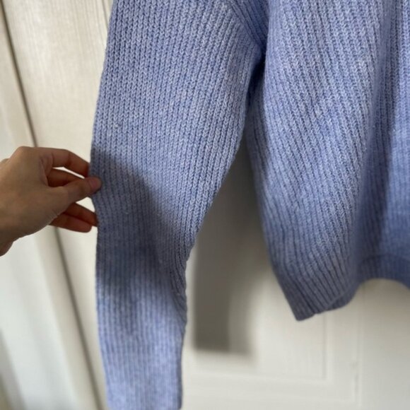 Jessica Simpson Purple Knit Cowl-neck Sweater - Picture 10 of 11